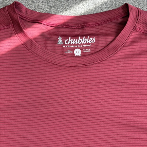 Chubbies Ultimate Performance T-Shirt Long Sleeve X-Large "The Cardinal Rule" - Picture 2 of 8